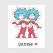 Dr. Seuss | Ding 1, Ding 2 Zitten Sticker (Vel)