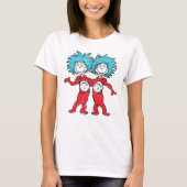 Dr. Seuss | Ding 1, Ding 2 Zitten T-shirt (Voorkant)