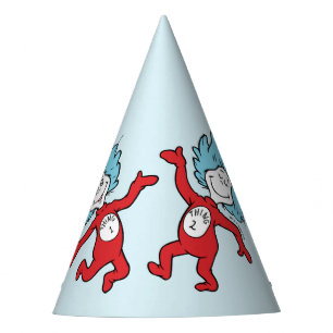 Dr. Seuss Ding 1 en Ding 2 Karakter Feesthoedjes
