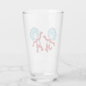 Dr. Seuss Ding 1 en Ding 2 Karakter Glas (Achterkant)