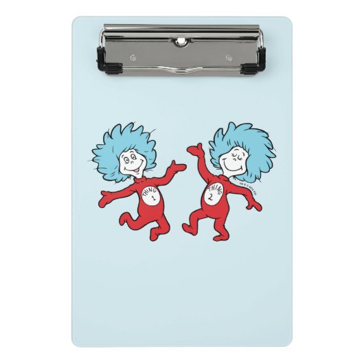Dr. Seuss Ding 1 en Ding 2 Karakter Mini Klembord (Voorkant)