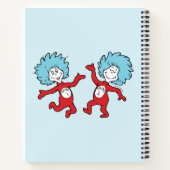 Dr. Seuss Ding 1 en Ding 2 Karakter Notitieboek (Achterkant)