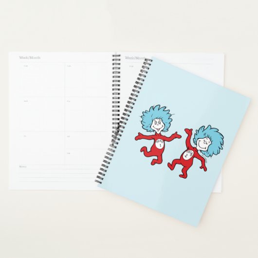 Dr. Seuss Ding 1 en Ding 2 Karakter Planner (Display)