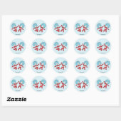 Dr. Seuss Ding 1 en Ding 2 Karakter Ronde Sticker (Vel)