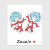Dr. Seuss Ding 1 en Ding 2 Karakter Sticker (Vel)
