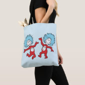 Dr. Seuss Ding 1 en Ding 2 Karakter Tote Bag (Dichtbij)