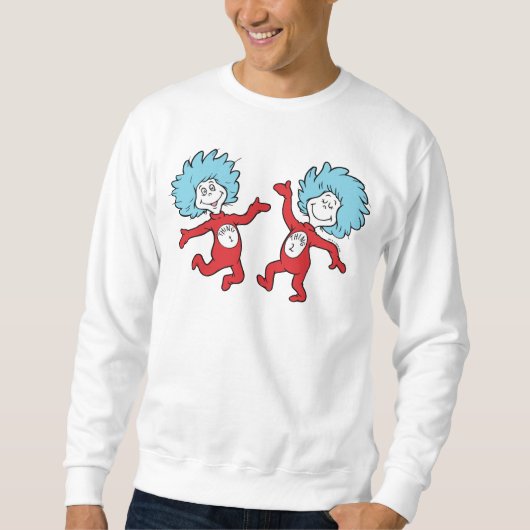 Dr. Seuss Ding 1 en Ding 2 Karakter Trui (Voorkant)