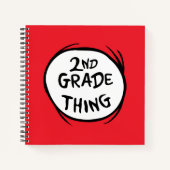 Dr. Seuss | Ding één ding twee - 2e klas ding Notitieboek (Voorkant)