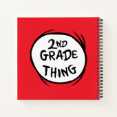 Dr. Seuss | Ding één ding twee - 2e klas ding Notitieboek (Achterkant)