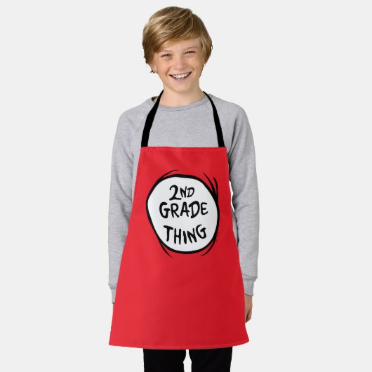 Dr. Seuss | Ding één ding twee - 2e klas ding Schort (Gedragen)
