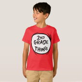 Dr. Seuss | Ding één ding twee - 2e klas ding T-shirt (Voorkant volledig)