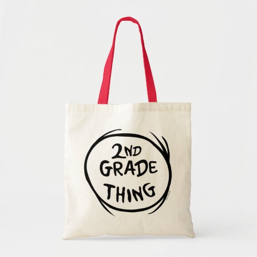 Dr. Seuss | Ding één ding twee - 2e klas ding Tote Bag (Voorkant)