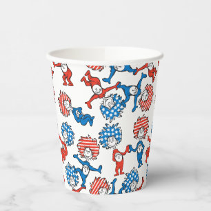 Dr. Seuss   Ding Eén Ding Twee Amerikaanse Vlag Pa Papieren Bekers