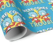 Dr. Seuss | Ding Een Ding Twee Daar Komt Problemen Cadeaupapier (Rol Hoek)