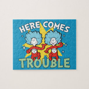Dr. Seuss   Ding Eén Ding Twee Daar Komt Problemen Legpuzzel