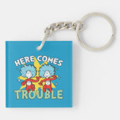 Dr. Seuss | Ding Eén Ding Twee Daar Komt Problemen Sleutelhanger (Achterkant)