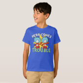 Dr. Seuss | Ding Eén Ding Twee Daar Komt Problemen T-shirt (Voorkant volledig)