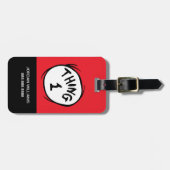 Dr. Seuss | Ding één ding twee - Ding één Bagagelabel (Voorkant horizontaal)