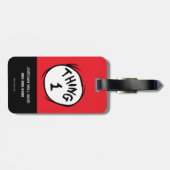 Dr. Seuss | Ding één ding twee - Ding één Bagagelabel (Achterkant horizontaal)