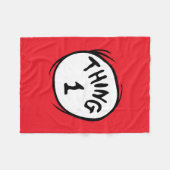 Dr. Seuss | Ding één ding twee - Ding één Fleece Deken (Voorkant (Horizontaal))