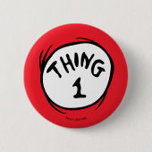 Dr. Seuss | Ding één ding twee - Ding één Ronde Button 5,7 Cm (Voorkant)