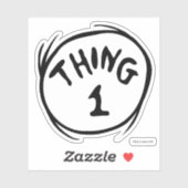 Dr. Seuss | Ding één ding twee - Ding één Sticker (Vel)