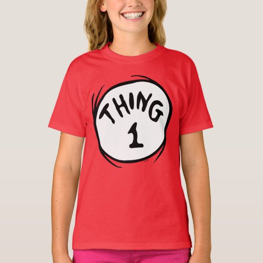 Dr. Seuss | Ding één ding twee - Ding één T-shirt (Voorkant)