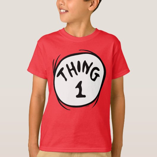 Dr. Seuss | Ding één ding twee - Ding één T-shirt (Voorkant)