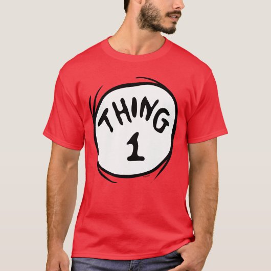 Dr. Seuss | Ding één ding twee - Ding één T-shirt (Voorkant)