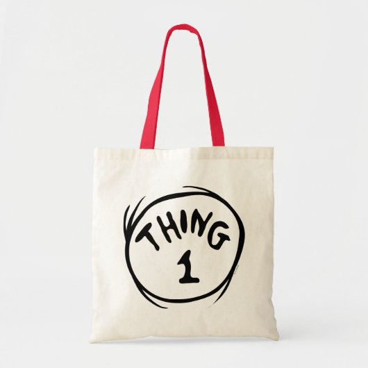 Dr. Seuss | Ding één ding twee - Ding één Tote Bag (Voorkant)