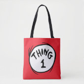 Dr. Seuss | Ding één ding twee - Ding één Tote Bag (Voorkant)