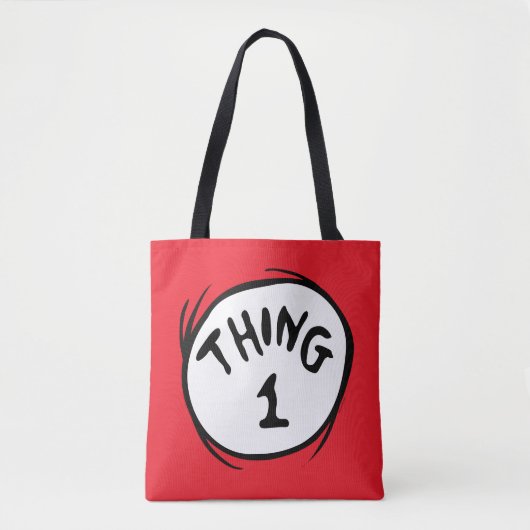Dr. Seuss | Ding één ding twee - Ding één Tote Bag (Voorkant)