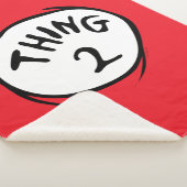 Dr. Seuss | Ding één ding twee - Ding twee Sherpa Deken (3/4)