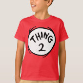 Dr. Seuss | Ding één ding twee - Ding twee T-shirt (Voorkant)