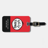 Dr. Seuss | Ding Eén Ding Twee - Dwaze Ding Bagagelabel (Voorkant horizontaal)