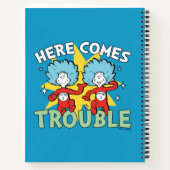 Dr. Seuss | Ding Eén Ding Twee Er Komt Problemen Notitieboek (Achterkant)