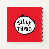 Dr. Seuss | Ding één ding twee - Gekke ding Notitieboek (Achterkant)