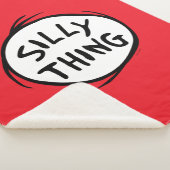 Dr. Seuss | Ding één ding twee - Gekke ding Sherpa Deken (3/4)