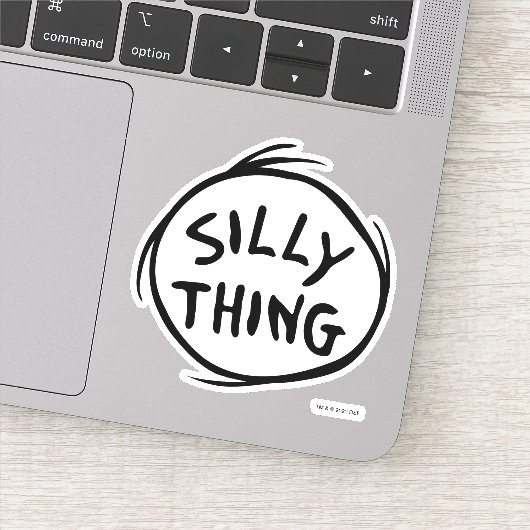 Dr. Seuss | Ding één ding twee - Gekke ding Sticker (Detail)