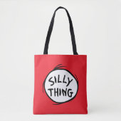 Dr. Seuss | Ding één ding twee - Gekke ding Tote Bag (Voorkant)