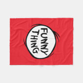 Dr. Seuss | Ding een ding twee - grappig ding Fleece Deken (Voorkant (Horizontaal))