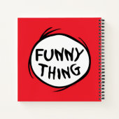 Dr. Seuss | Ding een ding twee - grappig ding Notitieboek (Achterkant)