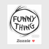 Dr. Seuss | Ding een ding twee - grappig ding Sticker (Vel)