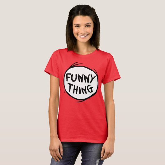 Dr. Seuss | Ding een ding twee - grappig ding T-shirt (Voorkant volledig)