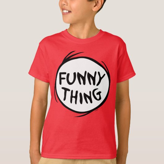 Dr. Seuss | Ding een ding twee - grappig ding T-shirt (Voorkant)