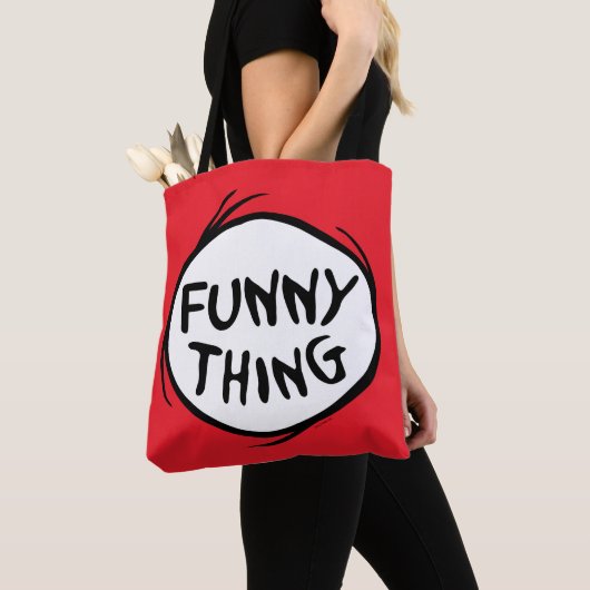 Dr. Seuss | Ding een ding twee - grappig ding Tote Bag (Dichtbij)