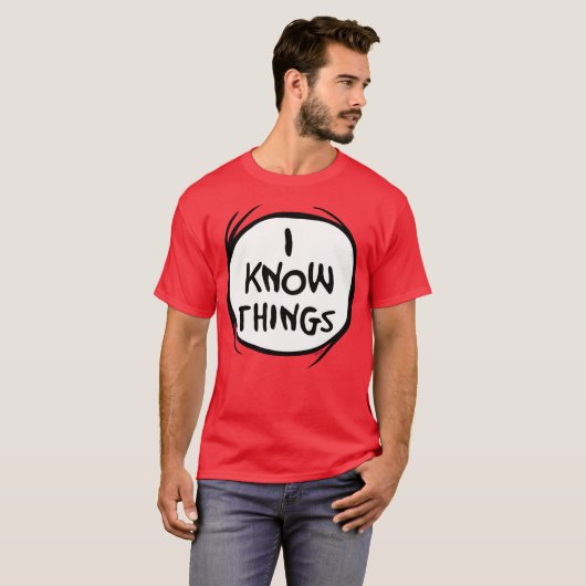 Dr. Seuss | Ding één ding twee - Ik weet dingen T-shirt (Voorkant volledig)