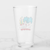 Dr. Seuss | Ding Eén Ding Twee Leraar Naam Glas (Achterkant)