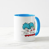 Dr. Seuss | Ding Een Ding Twee Leraar Naam Mok (Voorkant rechts)