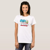 Dr. Seuss | Ding Eén Ding Twee Leraar Naam T-shirt (Voorkant volledig)